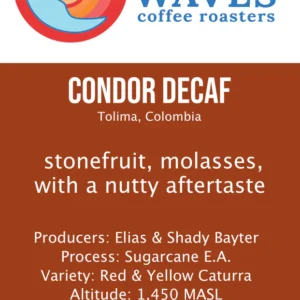 Condor Decaf - Little Waves Coffee Roastery